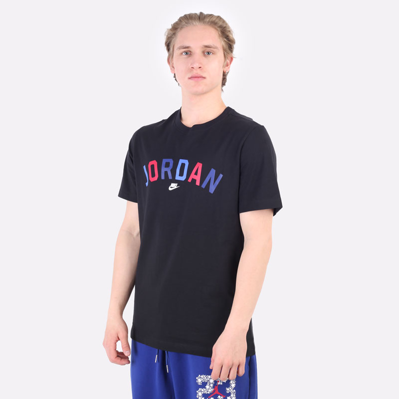 мужская черная футболка Jordan Sport DNA Wordmark T-Shirt DH8978-010 - цена, описание, фото 4